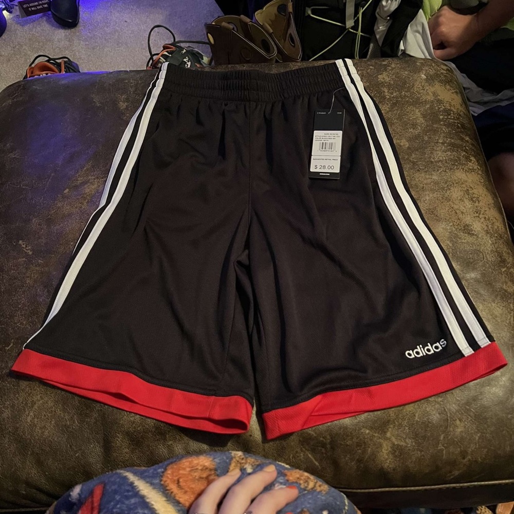 NWT Boys black adidas shorts